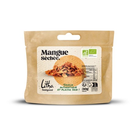 Mangue Séchée 30g - En-cas Fruité - Litha Espresso