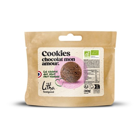 Cookie Tout Choco x2 30g - Douceur Chocolat - Litha Espresso