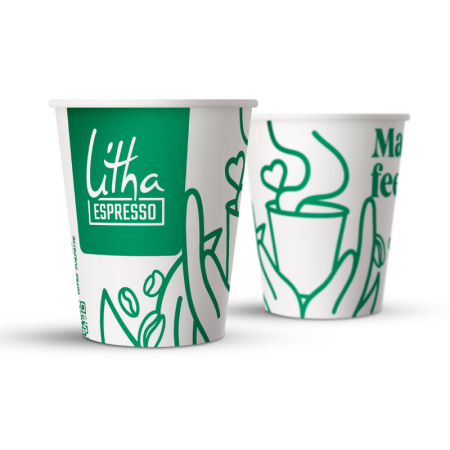 Gobelets Carton x50 - Litha Espresso