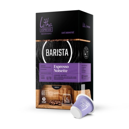 Capsules compatible Nespresso® Espresso Noisette - Litha Espresso