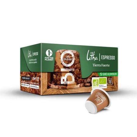 Capsules compatible Nespresso® Tierra Fuerte BIO - Litha Espresso