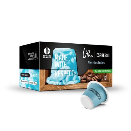 Capsules café compatible Nespresso® Mer des Indes - Litha Espresso